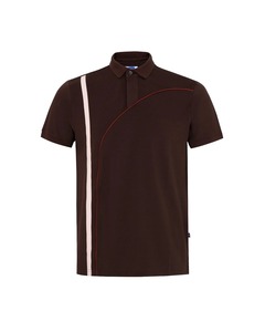 High Quality <b>Men's</b> for Polo <b>Shirt</b> Comfortable Daily Wear with Breathable Stripe Detail Solid Pattern Wholesale Clothing Sale - Product Image 4