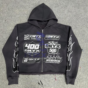 Precio fordable La demanda del cliente El diseño más único Corte perfecto Precio bajo Impreso Sudaderas con capucha con cremallera para hombres - Product Image 1