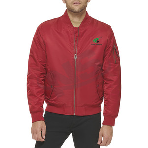 Blouson Bomber en Toile pour Homme, Couleur Unie, Col Rabattu Personnalisé, Chaud et Tendance pour l'Hiver, Vente Flash - Product Image 1