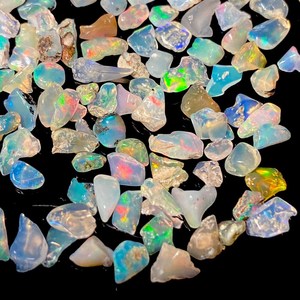 Opale de feu éthiopienne naturelle de grande taille extrêmement rare, de haute qualité, certifiée GIA, brute de 50 mm pour la fabrication de bijoux - Product Image 4