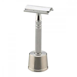 Trouvez l'icône similaire Rasoir de sécurité unique Rasoirs droits professionnels de style acier inoxydable avec pochette pour rasoir homme - Product Image 1