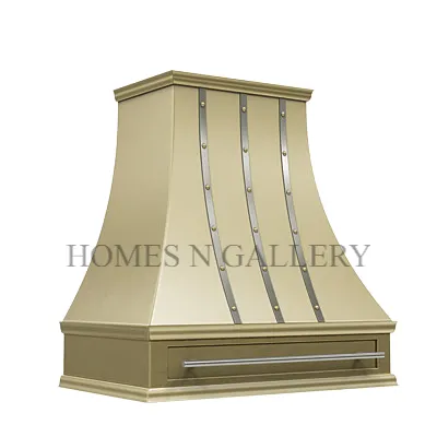 Giá bán buôn Chất lượng cao mới tuyệt vời Thiết kế sang trọng Thiết kế handmade rắn tinh khiết Brass treo tường lửa nơi phạm vi mui xe