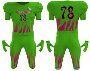 Uniforme de football américain en sergé imprimé numérique personnalisé en gros, ensembles pour hommes, drapeau de haute qualité, vêtements de football américain - Product Image 5