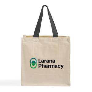 Ultimate <b>Canvas</b> <b>Shopper</b> Tote Bags Customized Medium PP Grocery Bags with Logo Cotton Tote Bag with Letter Pattern-TF255 - Product Image 5