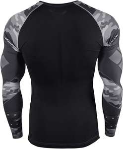 Camiseta de Compresión de Manga Corta de Buena Calidad, Transpirable, para MMA, Rashguard, BJJ, con Estampado por Sublimación para Hombre - Product Image 2
