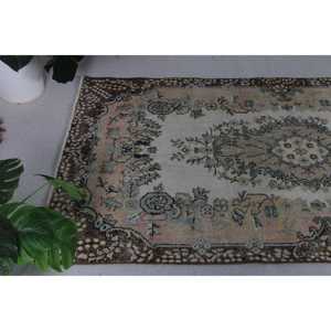 พรมขนาด 3.7x6.8 ฟุต, พรมวินเทจ, พรมโมร็อกโกสีน้ำตาล - Product Image 3