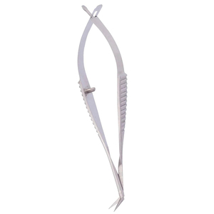 กรรไกรผ่าตัดไมโครแบบปรับแต่งได้: รูปทรงดาบปลายปืนที่ทำมุมขึ้นความยาว215มม. สำหรับเครื่องมือประสาท - Product Image 6