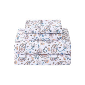 Juego de ropa de cama tamaño Queen de 100% algodón personalizado, suministro a granel, técnicas tejidas con impresión Digital, precio bajo - Product Image 6