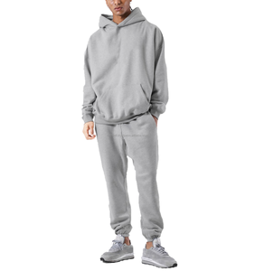 Chándal con capucha liso para hombre y mujer disponible con logotipo personalizado y chándal de diseño para la temporada de invierno - Product Image 5