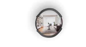 This Mirror Brings Elegance and Style to Your Home Its Durable <b>Metal</b> <b>Frame</b> Mirror Is Both Lightweight & Ensuring Longevity - Product Image 3