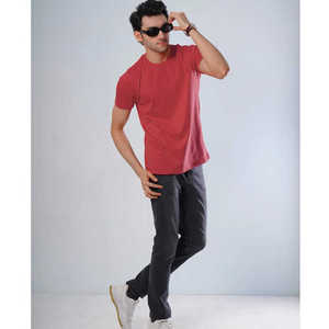Nueva llegada Unisex 220g cuello redondo Camiseta en blanco 100% algodón ropa deportiva informal logotipo personalizado impresión DTG venta al por mayor disponible - Product Image 3
