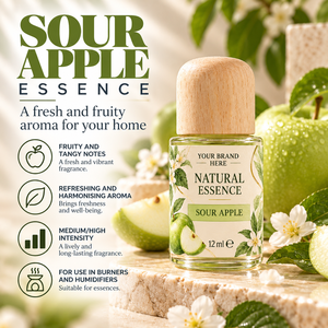 Esencia de Aroma a Manzana Ácida OEM 12ml |   Aroma para el Hogar de Tarta Frutal |   Fabricante de Marca Privada España - Product Image 2