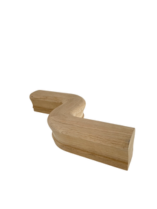 Pasamanos de Madera Maciza al por Mayor, Pasamanos de Madera de Arce Duro con Desplazamiento a la Izquierda para Escaleras de Madera Ecológicas y Duraderas - Product Image 2