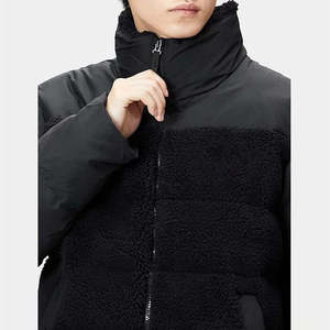 Custom Logo Coated <b>Camouflage</b> Formal Front New Fashion Unisex Warm Luxury Spring Fleece Puffer Jacket - Product Image 3