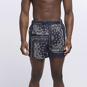<b>Men's</b> Shorts Casual shorts for <b>men</b> Classic Fit Drawstring solid color Summer Elastic Waist and Pockets Jogging Shorts For <b>Men</b> - Product Image 2