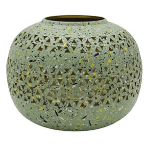 New Arrival Iron Votive Holder Marble Color Set of 3 <b>Large</b> Size <b>Candle</b> Jar for Living Room Tabletop Decor Customized in Bulk - Product Image 5