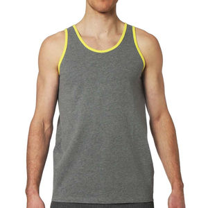 High Quality <b>Men</b> Tank Top Breathable 100% Polyester Fabric Anti Pilling Oversized Streetwear <b>Men</b> Tank Top Wholesale OEM - Product Image 5