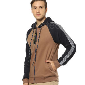 K_T Classic hombres cremallera sudaderas con capucha chaqueta comodidad y tela transpirable - Product Image 5