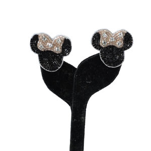 Pendientes de Botón con Cuentas Hechos a Mano para Mujer y Niña, Venta al por Mayor Competitiva, Joyería de Moda con Diseño de Dibujos Animados, Fabricante de Joyería Personalizada - Product Image 1