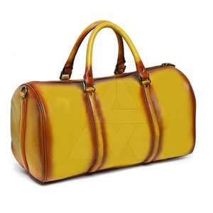 กระเป๋าเดินทางหนังแท้คุณภาพพรีเมียมขายดี กันน้ำ สำหรับผู้ชายและผู้หญิง คุณภาพสูง ใช้กลางแจ้ง สีสั่งทำได้ - Product Image 4