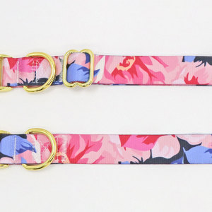 Collier pour chien avec logo personnalisé, imprimé géométrique, nylon, polyester, fermeture à boucle, style moderne réglable pour chiens, toutes saisons - Product Image 5