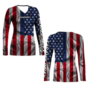 OEM pêche N cou été extérieur Protection UV maillots de pêche respirant pêcheur vêtements femmes à manches longues pêche chemises hauts - Product Image 6