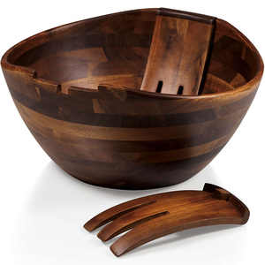 Saladier en bois de l'Inde Bol en bois fait à la main de haute qualité pour salade usages domestiques avec de la vaisselle au meilleur prix - Product Image 4