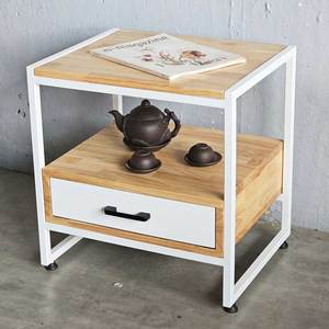 Minimalist 50x40x40cm Bedside <b>Table</b> TDG68011 Solid Wood and Acacia Oak Material for Apartment Bedroom Furniture - Product Image 2