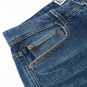 กางเกงยีนส์ทรงแบ็กกี้สีน้ำเงินเข้มสำหรับผู้ชาย ดีไซน์เนอร์รุ่นใหม่ ทรงดั้งเดิม กางเกงยีนส์เดนิมทรงแบ็กกี้ กางเกงสเก็ตบอร์ดสำหรับเด็กโต - Product Image 3