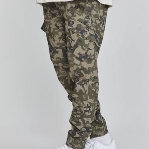 Hot Sale <b>Men's</b> Cotton Polyester Cargo <b>Trousers</b> Windproof Casual <b>Workwear</b> Pants with Latest Designs Woven Technique - Product Image 4