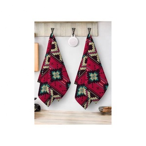 Mustard Brown Volour Embroidered <b>Quick</b> <b>Drying</b> Standard Size Digital Logo Cotton Wholesale Blank Sublimation Golf Kitchen <b>Towels</b> - Product Image 3