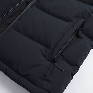 Veste en peluche pour hommes à manches longues personnalisée de haute qualité tissu blanc en duvet motif de lettres saison d'hiver vente en gros - Product Image 5