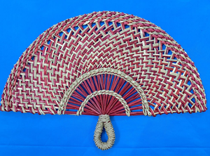 Ventilador de mano de algas marinas hecho a mano de Vietnam | Artesanía única para eventos y fiestas | Moda y único - Product Image 3