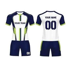 Vente en gros d'uniforme de rugby de qualité supérieure pour adultes vêtements de sport respirants ensemble de maillots en stock à prix réduit - Product Image 6