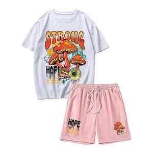 Conjunto corto de camiseta de manga corta para hombre, conjunto de pantalones cortos, conjunto de chándal de verano informal personalizado de 2 piezas para hombre de OSTROWEARS ENTERPRISES - Product Image 1