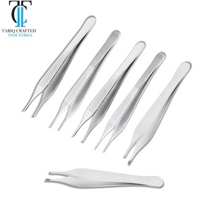 Adson Tissue Forceps 1x2 <b>Teeth</b> German Stainless Steel Surgical Thumb Forceps Reusable Medical Tissue Dissecting Instrument - Product Image 2