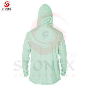 Secado rápido Transpirable UPF 50 Sudaderas CON CAPUCHA DE PESCA Unisex Manga larga Protección facial - Product Image 2