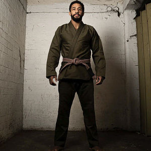 <b>Men</b> Jiu Jitsu <b>Kimono</b> Cotton Uniform Comfortable Training Gi <b>Jacket</b> Pants Set Ideal for Daily Martial Arts Practice - Product Image 5