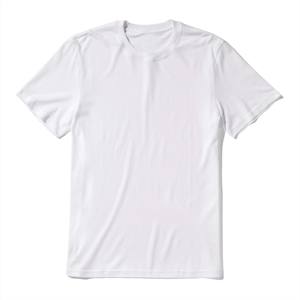 T-shirt col rond coupe régulière confortable 100% coton biologique écologique pour hommes vente en gros de vêtements achats en ligne - Product Image 1