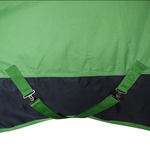 Haute Qualité 1200 Denier Ripstop Vert Hiver Cheval Tapis Imperméable Respirant Tissu avec Polycotton Shell Fabricants Indiens - Product Image 1