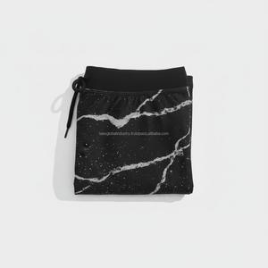 กางเกงขาสั้นลายกราฟิกผู้ชาย แห้งเร็ว OEM ลายสายฟ้า ก้อนเมฆ ดีไซน์สำหรับฤดูร้อน สไตล์สตรีทแวร์ - Product Image 6