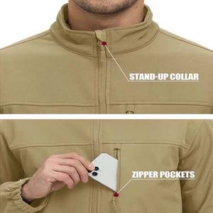 Veste Softshell pour homme à manches longues fabriquée en usine, en vente, mode d'hiver, veste Softshell pour homme pour usage extérieur, service OEM - Product Image 3