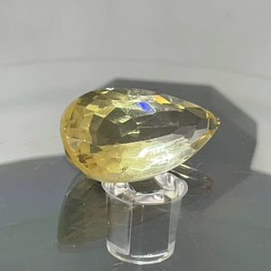 ซิทรินสีทองธรรมชาติ 23x12 มม. รูปทรงลูกแพร์ คุณภาพดีที่สุด พลอยหลวมสำหรับทำเครื่องประดับ - Product Image 1