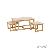 Table basse convertible 3 en 1, meuble multifonctionnel compact pour salon, pratique, durable, exporté de Malaisie