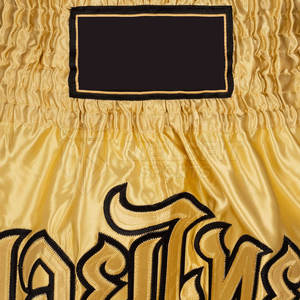 กางเกงขาสั้นผู้ชายและผู้หญิงเอวยางยืดระบายอากาศได้ดีกางเกงต่อสู้ไทยทนทานสไตล์ลำลองสีทึบ - Product Image 4