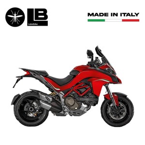 Kit Adesivi Protettivi 3D Tricolore su Misura per Moto Ducati Multistrada 1200 Italia 2010-2014 - Product Image 2