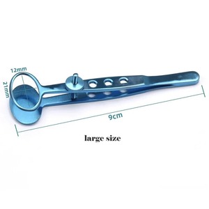 Pinza Quirúrgica Ametrina para Calázion, 1 unidad, Plegable, Ergonómica, Manual, de Aleación de Titanio, Instrumento Oftalmológico, Herramienta para Párpados APC-37 - Product Image 4