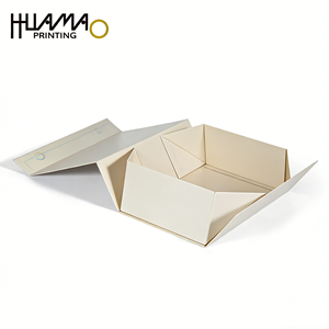 Caja plegable premium personalizable en gris claro para empaque de lujo de <span class=keywords><strong>cosm</strong></span>éticos, regalos corporativos, ahorro logístico - Product Image 3