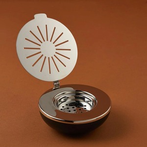 Brûleur à encens en métal Bakhoor avec couvercle, brûleur décoratif, finition dorée en métal de luxe pour la maison, décoration arabe du Ramadan - Product Image 6