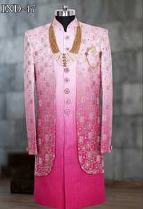 Pantalon Sherwani Dhoti de style Rajasthan traditionnel Vêtements de mariage indo-occidentaux pour hommes Collection de créateurs décontractés Dernières - Product Image 2